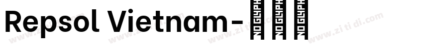 Repsol Vietnam字体转换